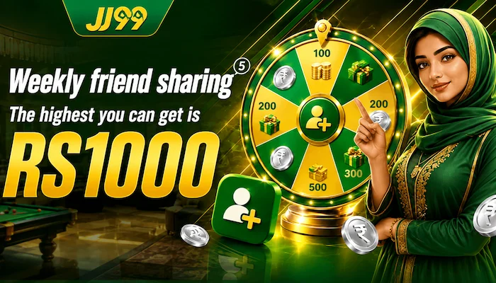 jj99 game weekly bonus image